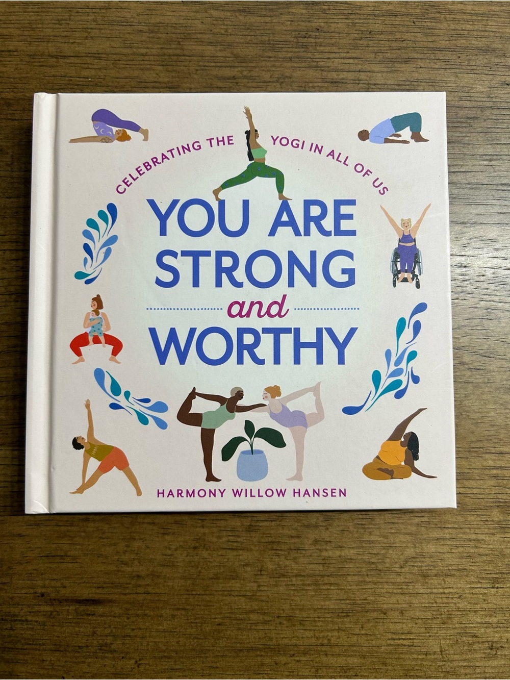 "You Are Strong and Worthy" Affirmation Book by Harmony Willow Hansen *spine cut